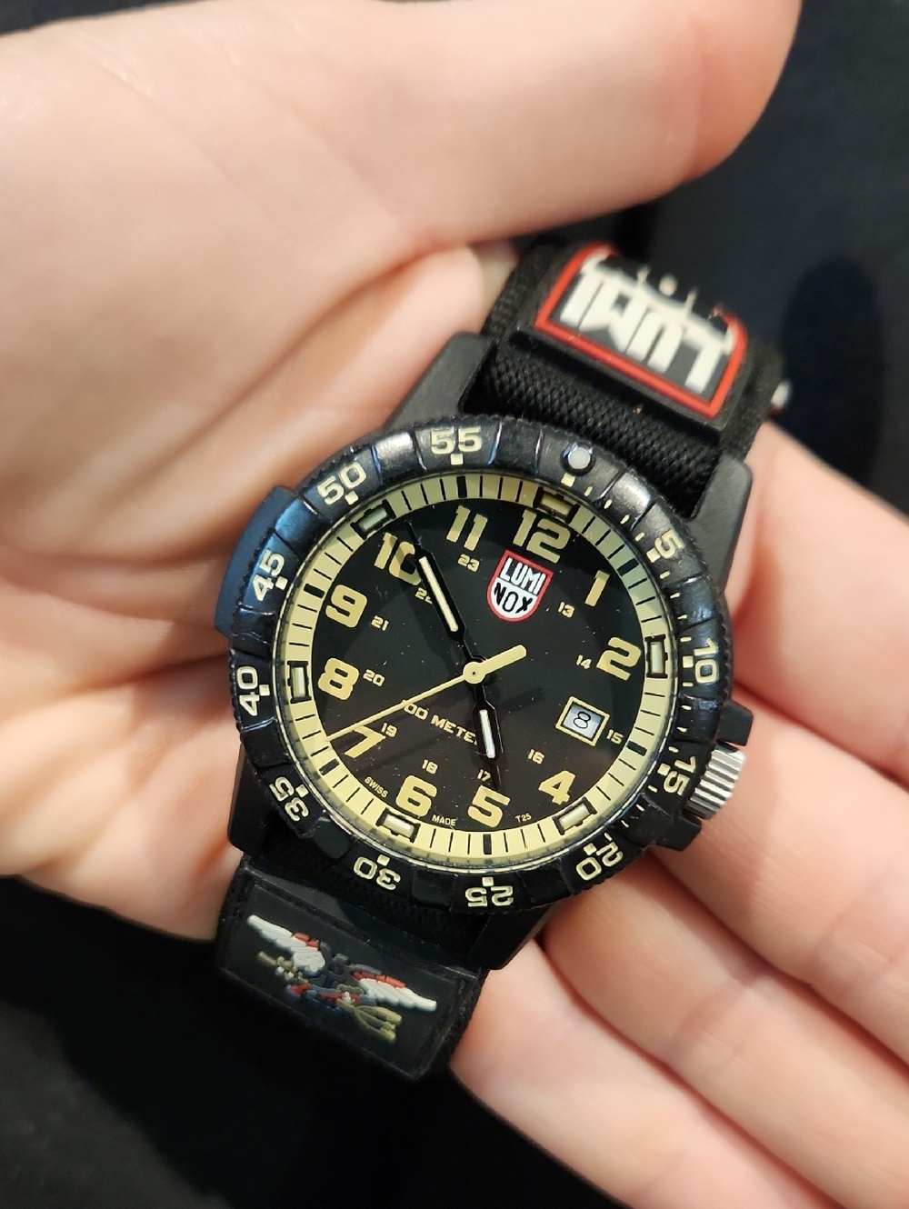 Luminox Men's Black and Tan Tactical Watch